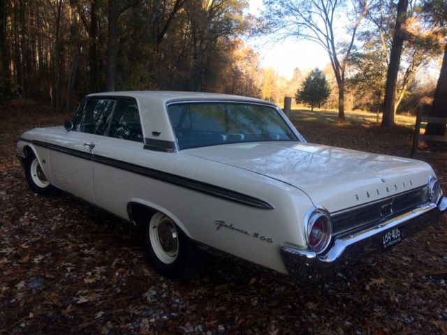 1962 White Ford Galaxie