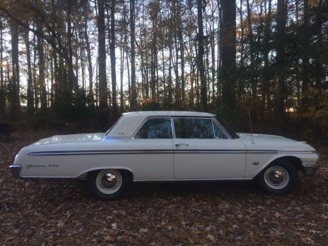 1962 White Ford Galaxie