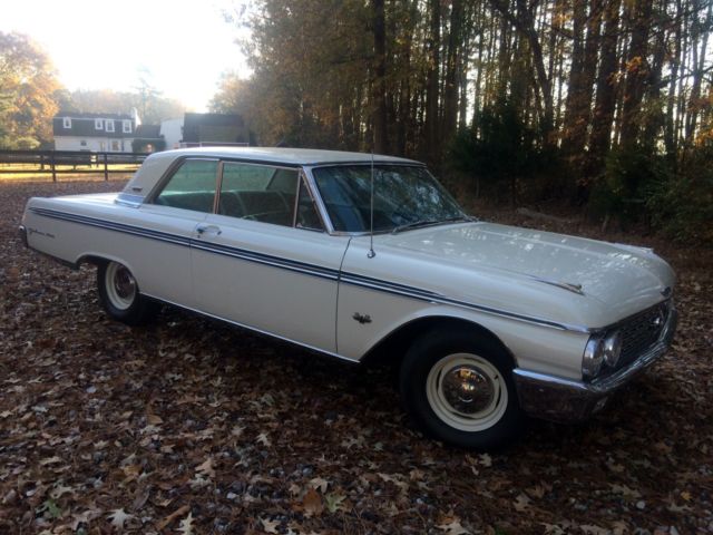 1962 White Ford Galaxie