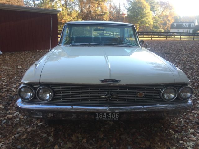 1962 White Ford Galaxie