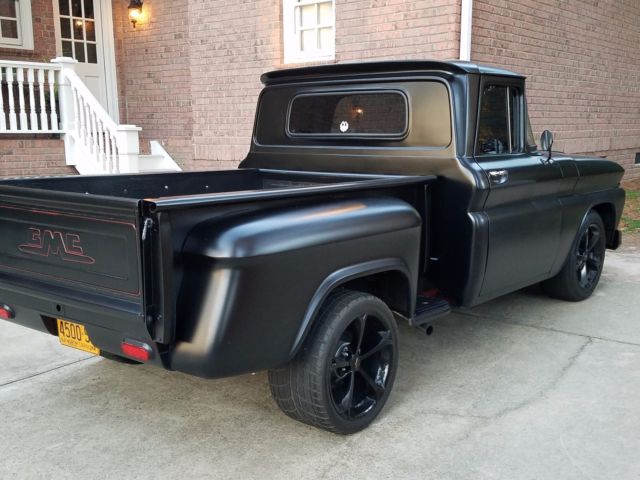 1962 Matte Black GMC 1000 Series Crew Cab Pickup