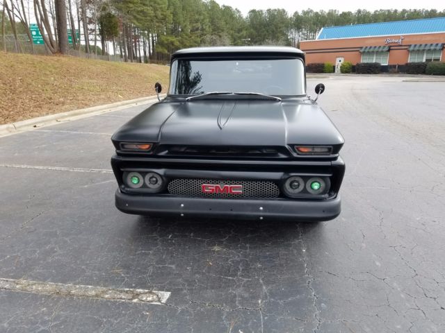 1962 Matte Black GMC 1000 Series Crew Cab Pickup