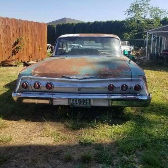 1962 Blue Chevrolet Impala Sedan