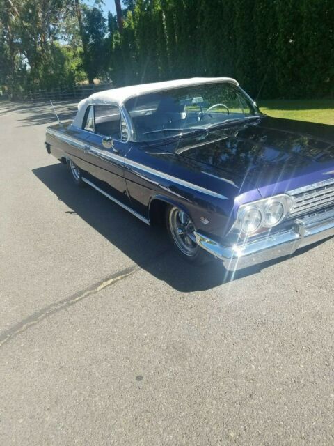 1962 dark blue Chevrolet SS Convertible