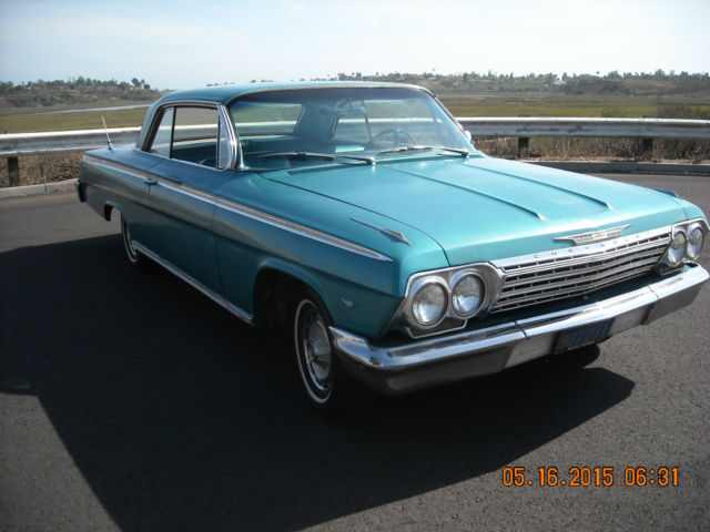 1962 Blue Chevrolet Impala Coupe