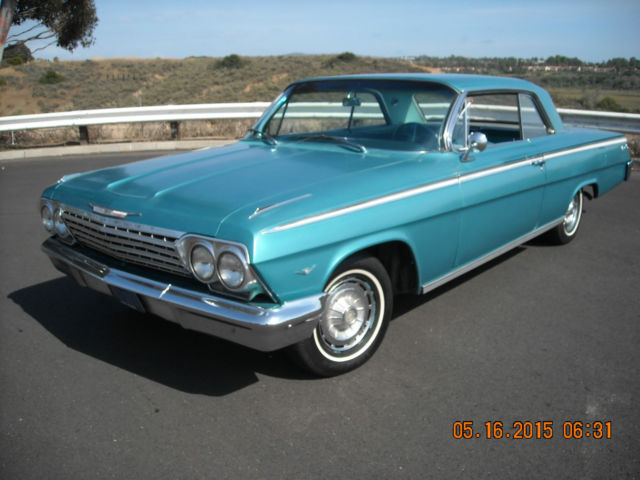 1962 Blue Chevrolet Impala Coupe