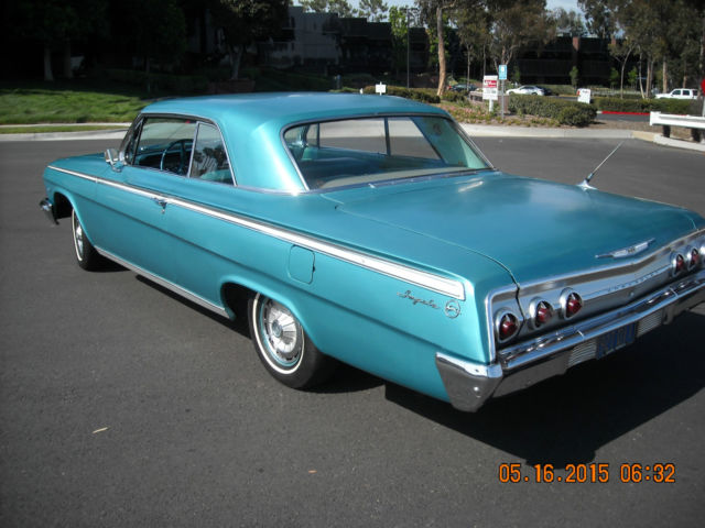 1962 Blue Chevrolet Impala Coupe