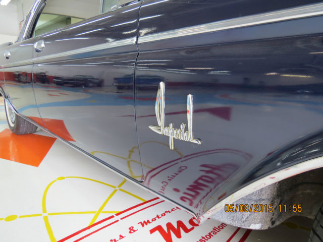 1962 BARK BLUE Chrysler Imperial FOUR DOOR HARD TOP