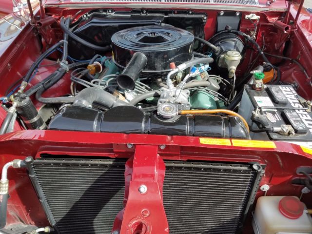 1962 Red Chrysler Imperial Convertible