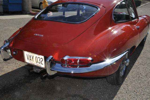 1962 Red Jaguar E-Type Coupe