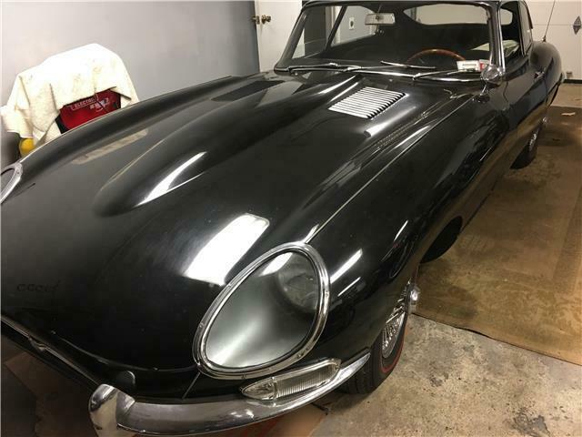1962 Black Jaguar XKE E-type Coupe Coupe
