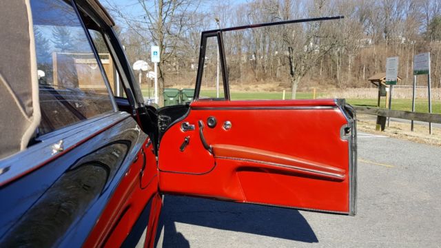 1962 Black Mercedes-Benz 220SE Convertible
