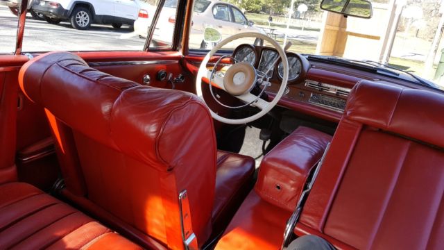1962 Black Mercedes-Benz 220SE Convertible