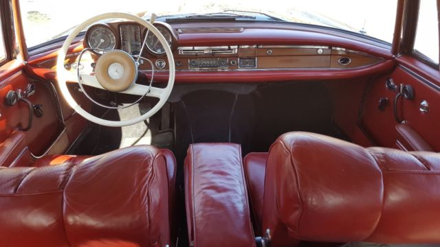 1962 Black Mercedes-Benz 220SE Convertible