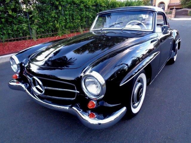 1962 Black Mercedes-Benz 190-Series Convertible