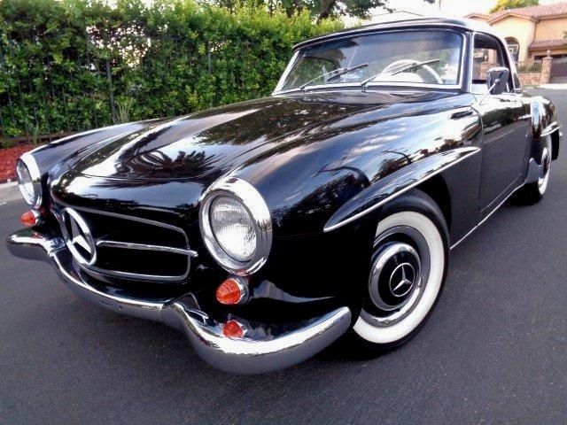 1962 Black Mercedes-Benz 190-Series Convertible