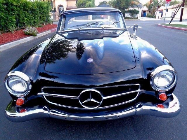 1962 Black Mercedes-Benz 190-Series Convertible