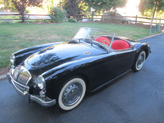 1962 Black MG MGA Convertible