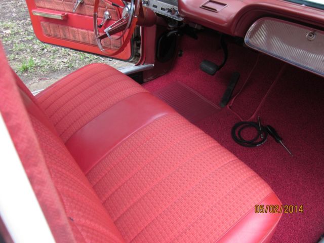 1962 White Chevrolet Corvair Sedan