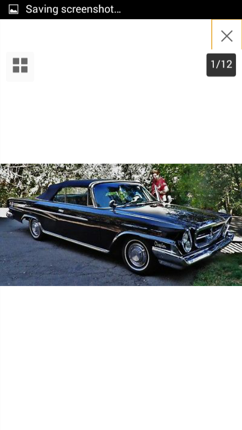 1962 Black Chrysler 300 Series Convertible