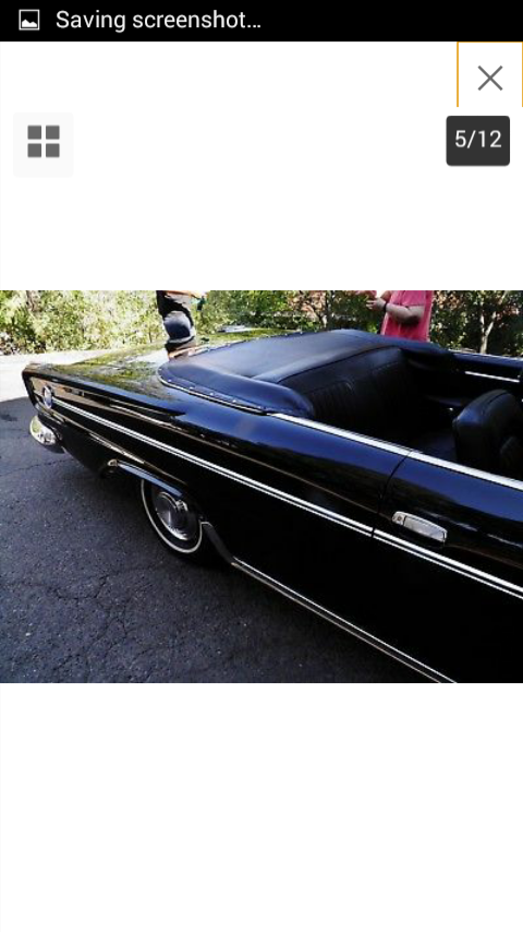 1962 Black Chrysler 300 Series Convertible