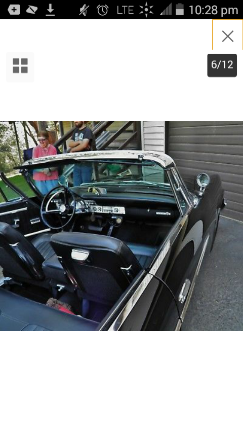 1962 Black Chrysler 300 Series Convertible