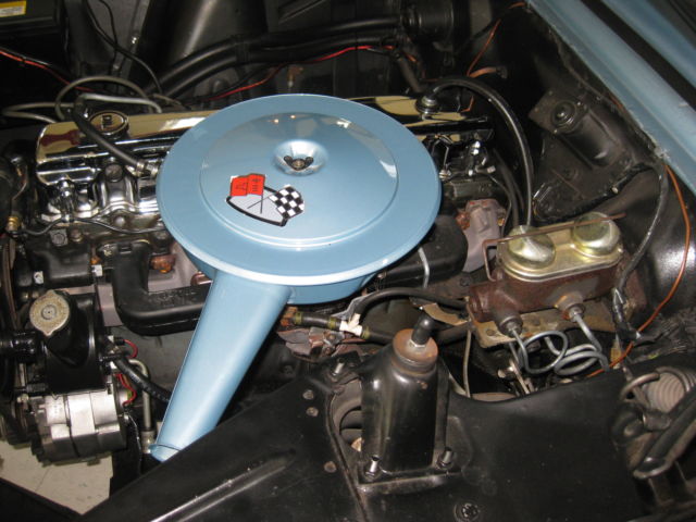 1962 Blue Chevrolet Nova Coupe