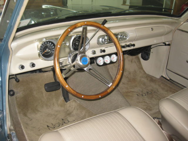 1962 Blue Chevrolet Nova Coupe