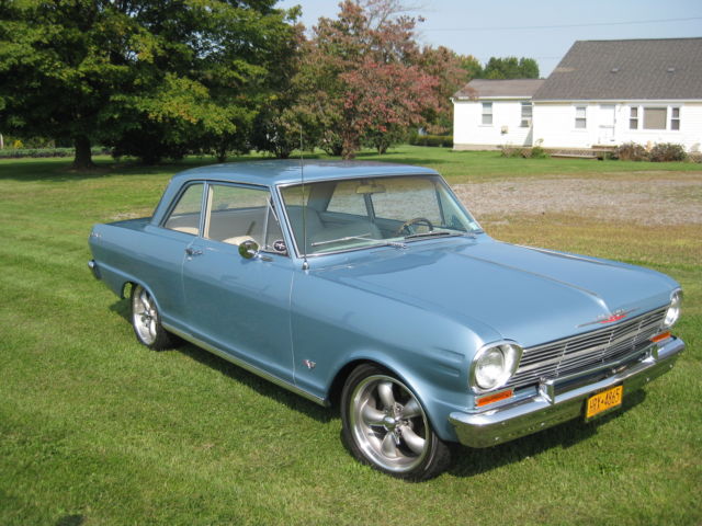 1962 Blue Chevrolet Nova Coupe