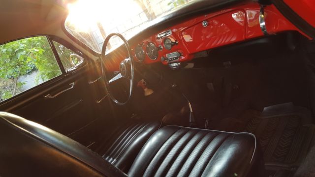 1962 Red Porsche 356 Coupe