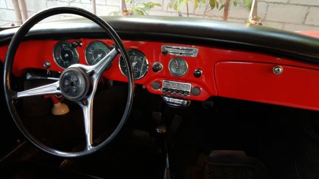 1962 Red Porsche 356 Coupe