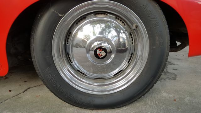 1962 Red Porsche 356 Coupe