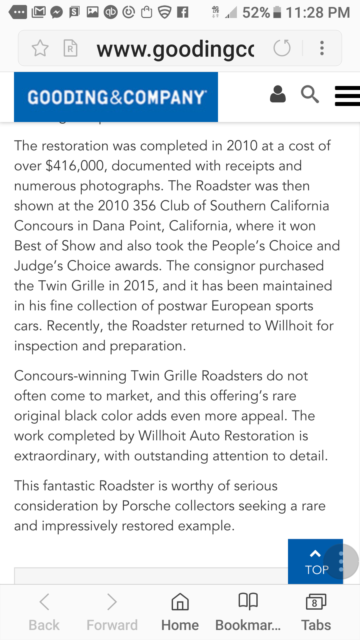 1962 Ruby Red 6202 Porsche 356 Cabriolet