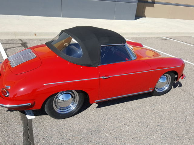1962 Ruby Red 6202 Porsche 356 Cabriolet