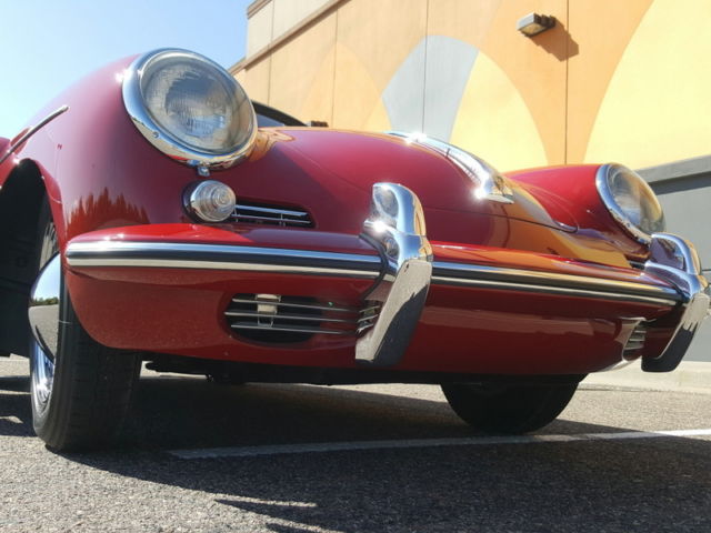 1962 Ruby Red 6202 Porsche 356 Cabriolet