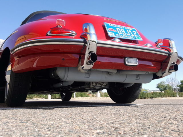 1962 Ruby Red 6202 Porsche 356 Cabriolet