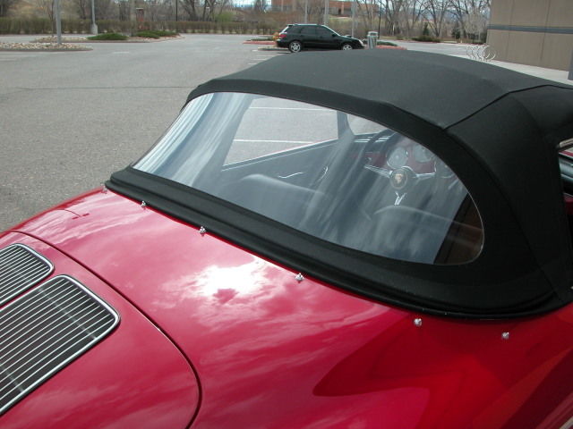 1962 Ruby Red 6202 Porsche 356 Cabriolet
