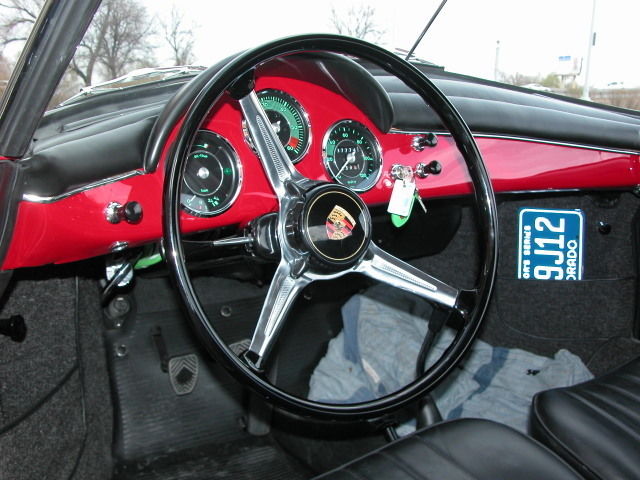 1962 Ruby Red 6202 Porsche 356 Cabriolet