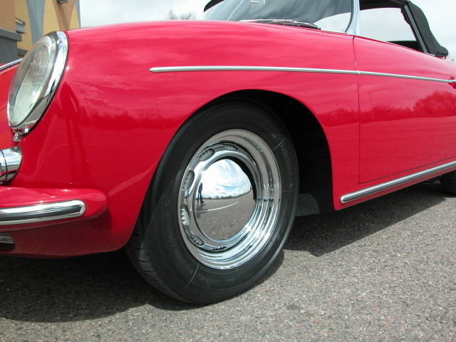 1962 Ruby Red 6202 Porsche 356 Cabriolet
