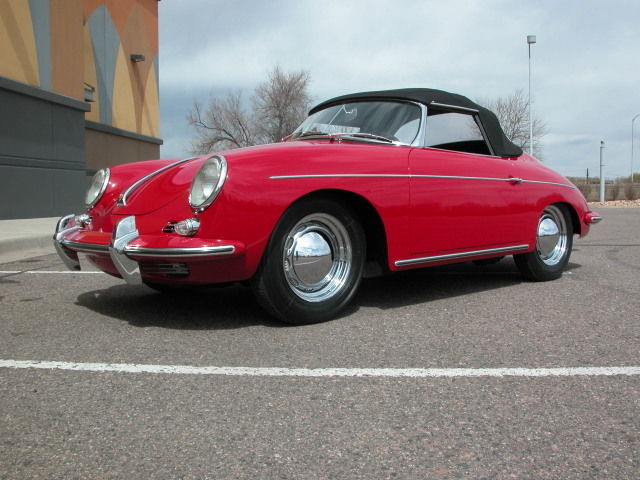 1962 Ruby Red 6202 Porsche 356 Cabriolet