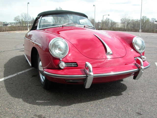 1962 Ruby Red 6202 Porsche 356 Cabriolet