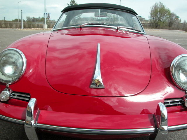 1962 Ruby Red 6202 Porsche 356 Cabriolet