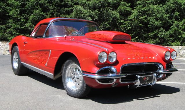 1962 Ferrari red Chevrolet Corvette Coupe