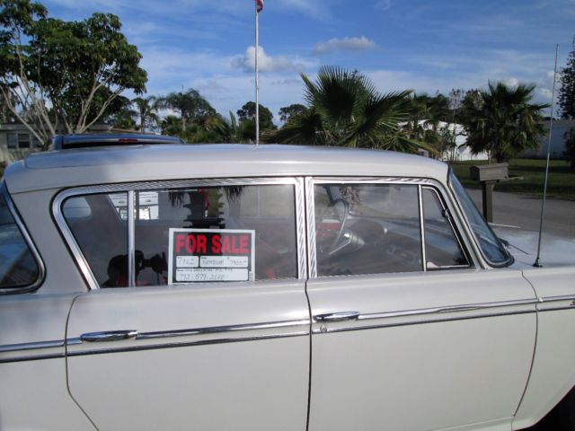 1962 White AMC rambler Sedan