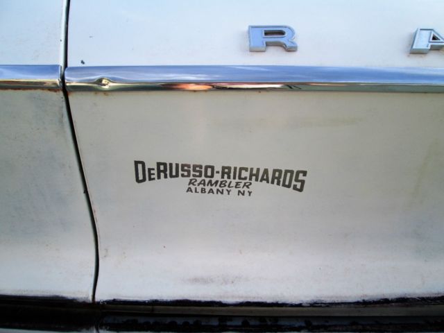 1962 White AMC rambler Sedan