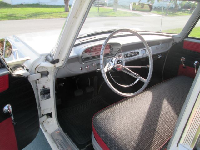 1962 White AMC rambler Sedan