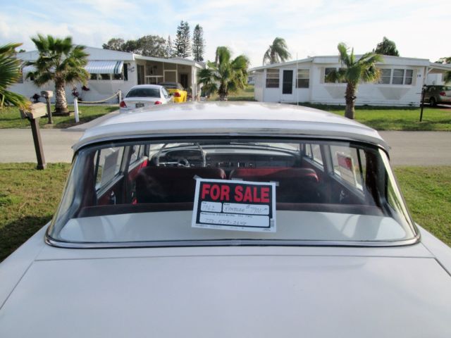 1962 White AMC rambler Sedan