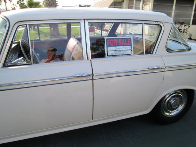 1962 White AMC rambler Sedan