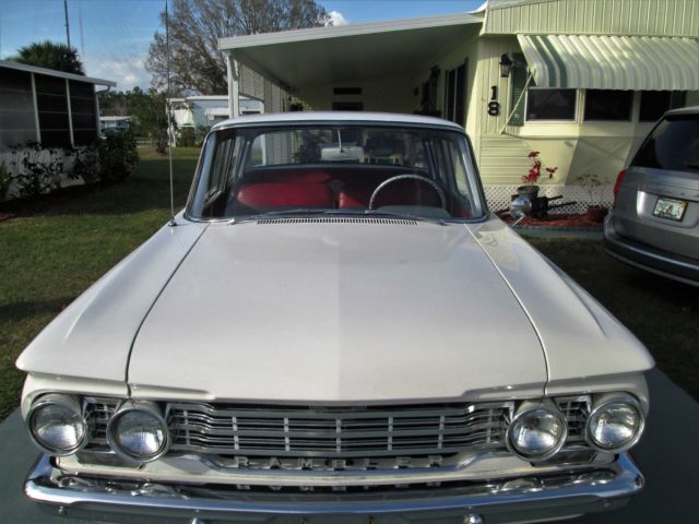 1962 White AMC rambler Sedan