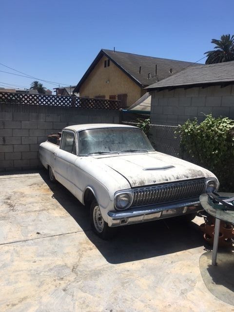 1962 White Ford Ranchero Coupe Utility